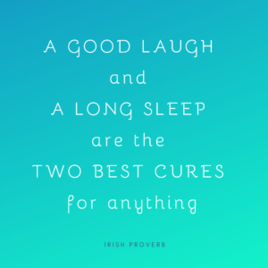 Irish proverb about sleep